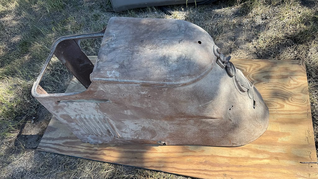 Automotive restoration vintage shield