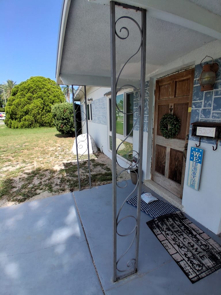 After Metal Restoration with Sandblasting
